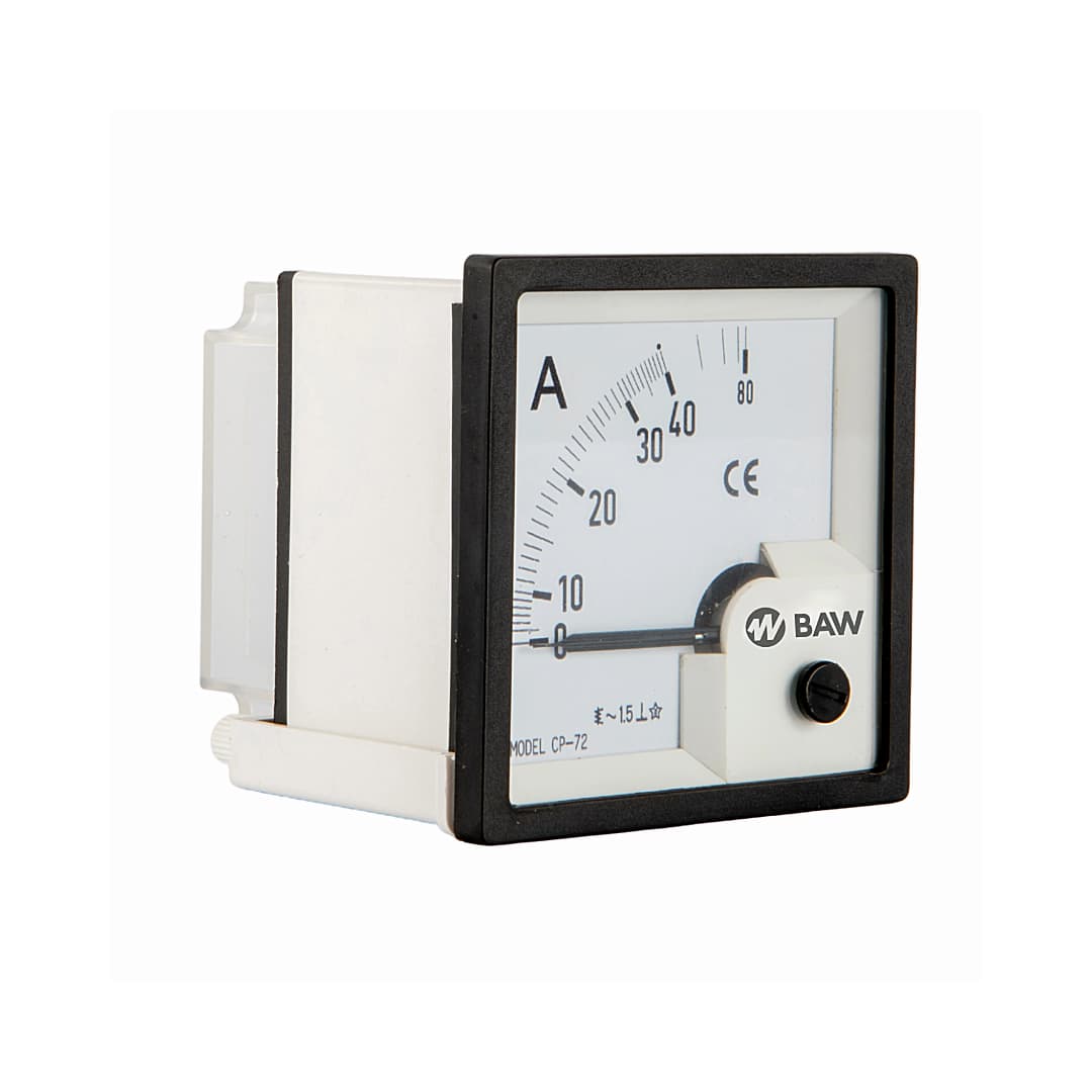 Amperímetro, Voltímetro, Frecuencimetro, Cosfímetro,  analógico, en Diferentes Rangos.